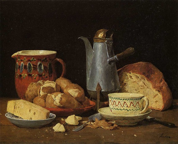 Kaffee Milch by Anker Albert